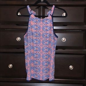 Skies are Blue high neck tank top